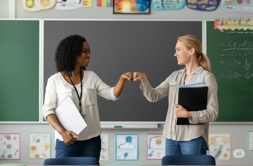 Students in the classroom playing spelling games