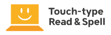 Touch-type, Read and Spell logo